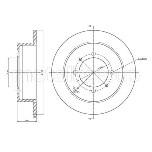 Hi-Q (SANGSIN) SD1138 Тормозной диск