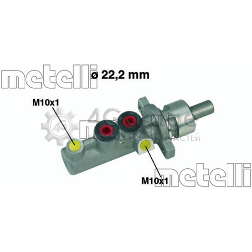 METELLI 050348 Главный тормозной цилиндр