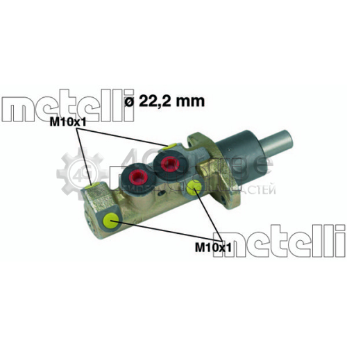 METELLI 050228 Главный тормозной цилиндр