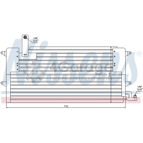 NISSENS 94179 Конденсатор кондиционер