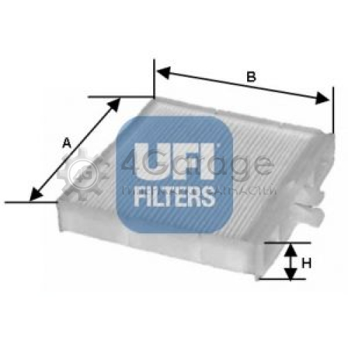 UFI 5309000 Фильтр воздух во внутренном пространстве