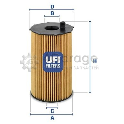 UFI 2506600 Масляный фильтр