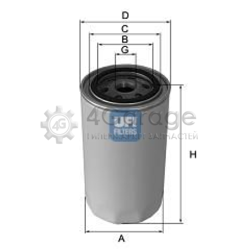 Масляный фильтр UFI 2316700 в Ростове-на-Дону