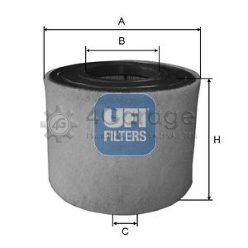 UFI 27A5400 Воздушный фильтр