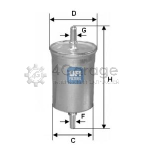 UFI 3171800 Топливный фильтр