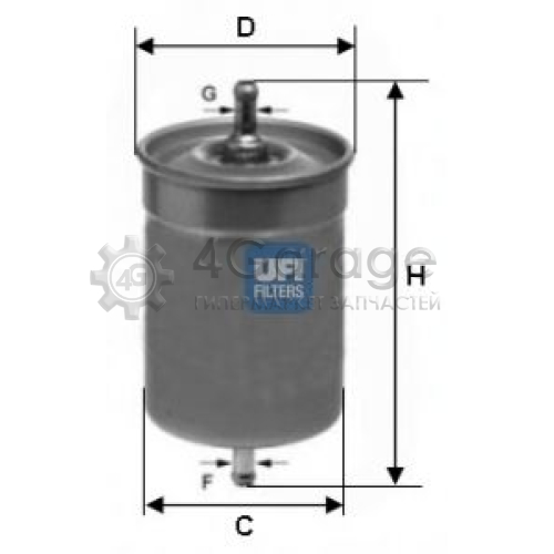 UFI 3150000 Топливный фильтр