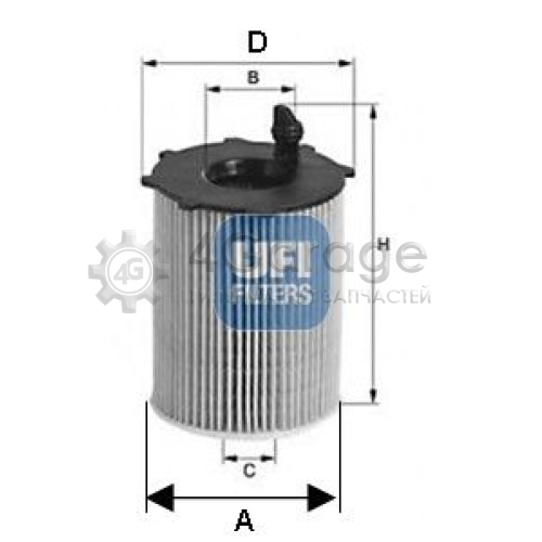 UFI 2514200 Масляный фильтр