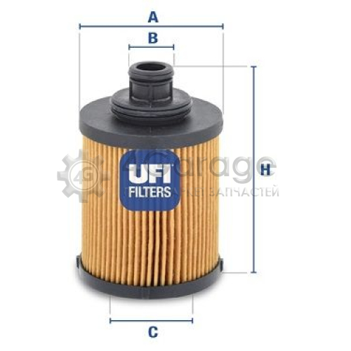 Масляный фильтр UFI 2503100 в Нижнем Новгороде