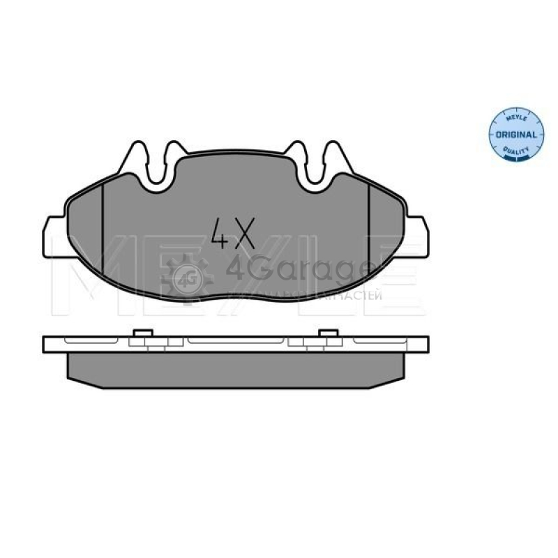 25 240 25 4. Передние колодки Мерседес Вито 639. Колодки тормозные передние Мерседес Виано. Прижимная пластина колодок Мерседес Вито. MEYLE колодки торм.пер 1шт.