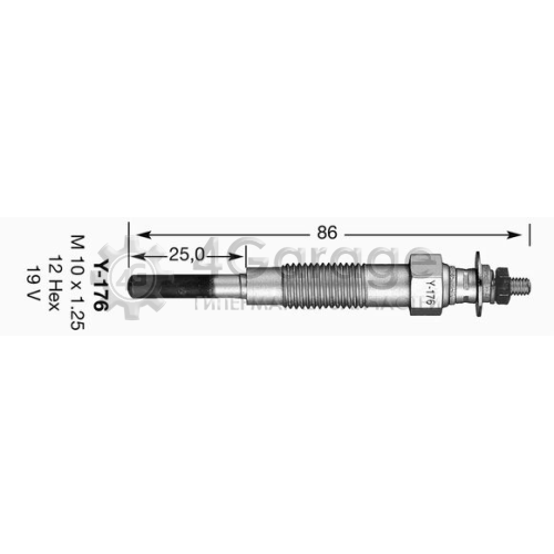 NGK 7625 Свеча накаливания