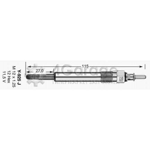 NGK 6848 Свеча накаливания D Power в Красноярске