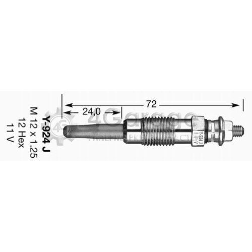 NGK 7906 Свеча накаливания D Power