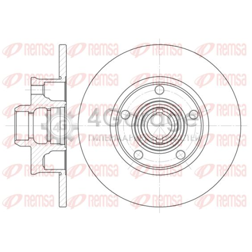 REMSA 602500 Тормозной диск