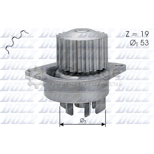 DOLZ C113 Водяной насос