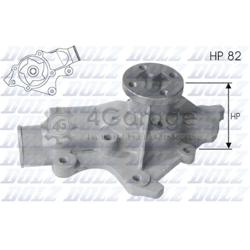 DOLZ J201 Водяной насос