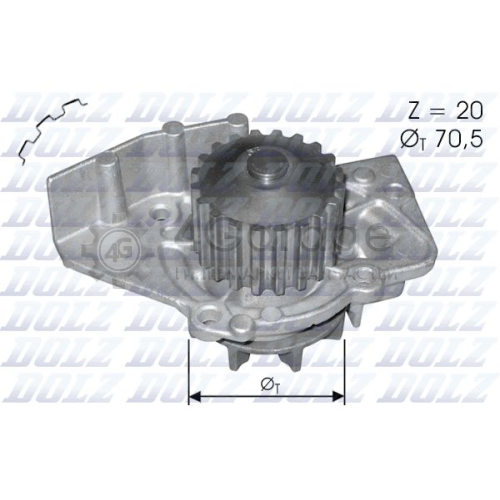 DOLZ C120 Водяной насос
