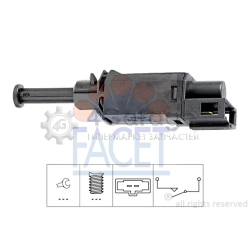 Выключатель привод сцепления (Tempomat) Made in Italy OE Equivalent FACET 71143 в Нижнем Новгороде