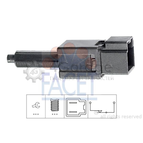 Выключатель фонаря сигнала торможения Made in Italy OE Equivalent FACET 71165 в Нижнем Новгороде