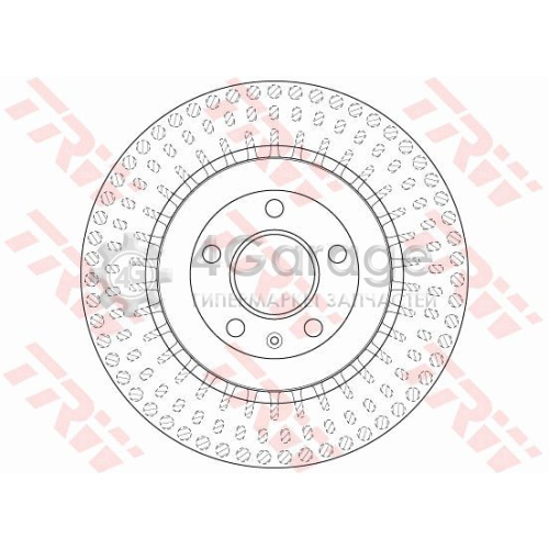 TRW DF6175S Тормозной диск