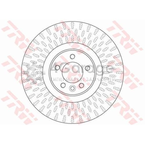 TRW DF6508S Тормозной диск