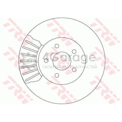 TRW DF4147 Тормозной диск