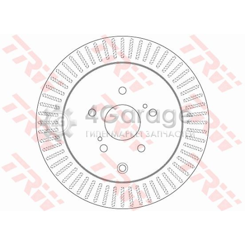 TRW DF6351 Тормозной диск