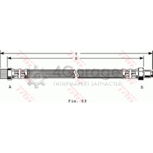 TRW PHB372 Тормозной шланг