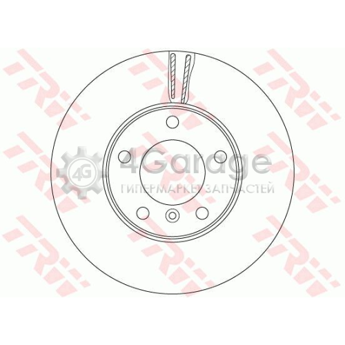 TRW DF6478S Тормозной диск
