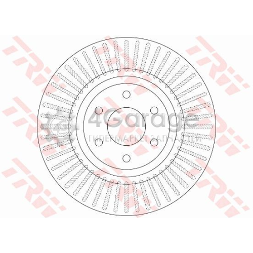 TRW DF6425 Тормозной диск