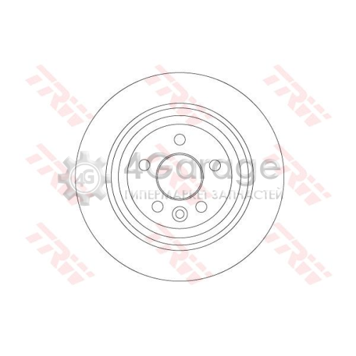 TRW DF6913 Тормозной диск