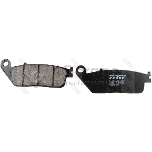 TRW MCB598 Колодки дисковые MCB598 в Красноярске