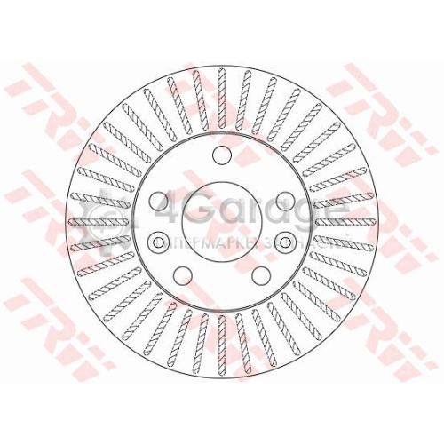 TRW DF6200 Тормозной диск