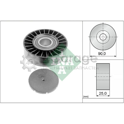 INA 532016910 Паразитный / ведущий ролик поликлиновой ремень