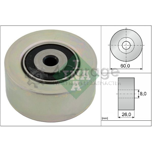 INA 531055010 Натяжной ролик поликлиновой ремень