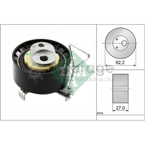 INA 531092810 Натяжной ролик ремень ГРМ
