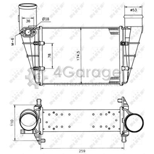 NRF 30127A Интеркулер