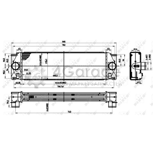 NRF 30310 Интеркулер