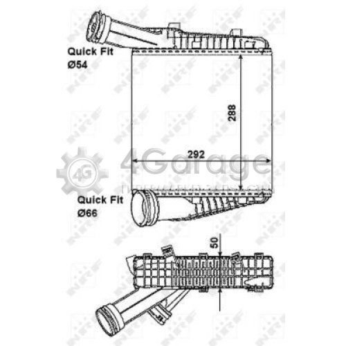 Интеркулер NRF 30198 в Нижнем Новгороде