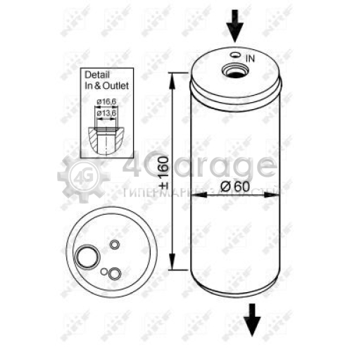 NRF 33114 Осушитель кондиционер EASY FIT