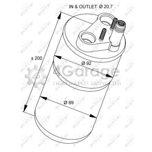 NRF 33216 Осушитель кондиционер EASY FIT