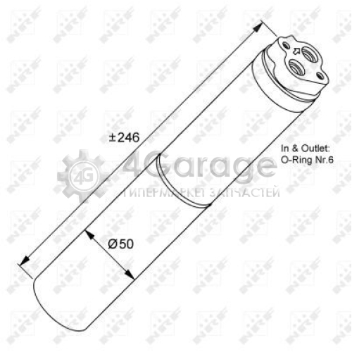 NRF 33133 Осушитель кондиционер EASY FIT