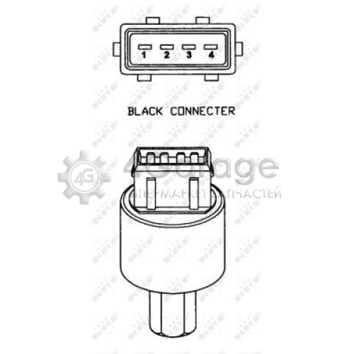 NRF 38927 Пневматический выключатель кондиционер EASY FIT