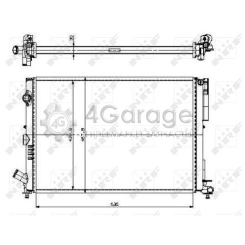 NRF 509526 Радиатор охлаждение двигателя EASY FIT