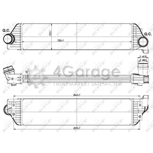 NRF 30358 Интеркулер