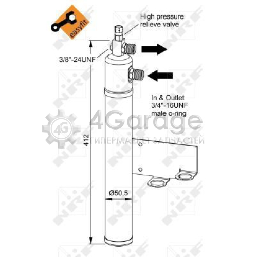NRF 33365 Осушитель кондиционер EASY FIT