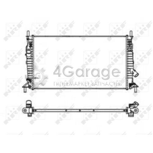 NRF 53403 Радиатор охлаждение двигателя EASY FIT