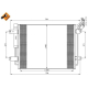 Конденсатор кондиционер EASY FIT NRF 35848 в Ростове-на-Дону