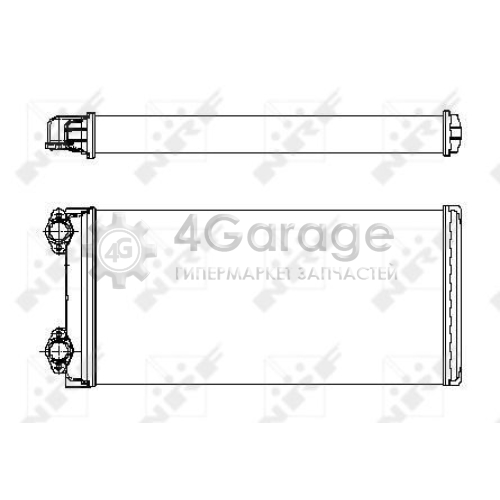 NRF 53546 Теплообменник отопление салона