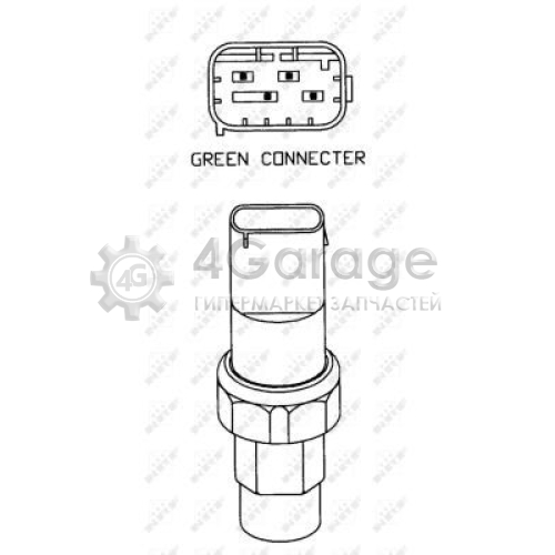 NRF 38925 Пневматический выключатель кондиционер EASY FIT