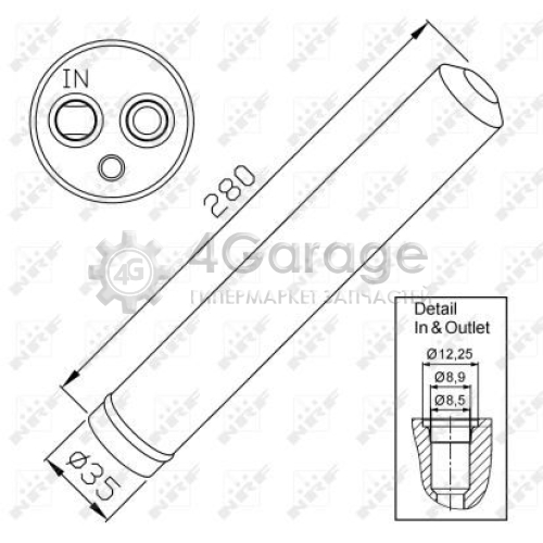 NRF 33302 Осушитель кондиционер EASY FIT